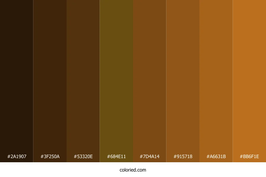 Bourbon Color Shades