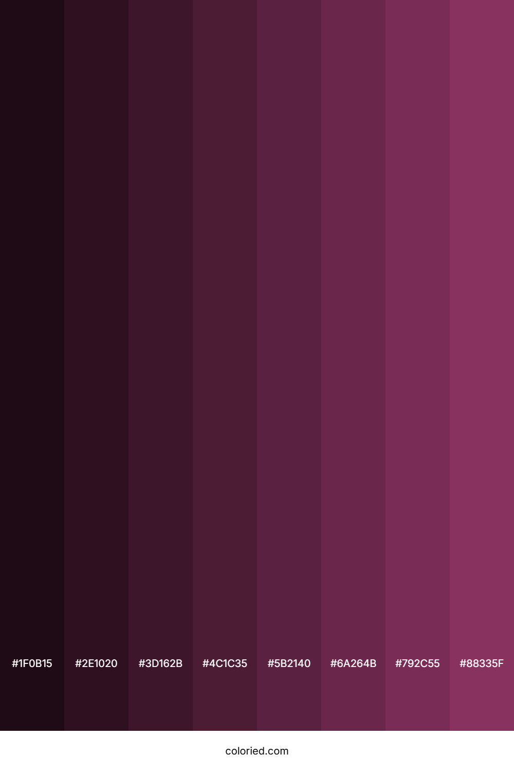 Boysenberry Color Shades