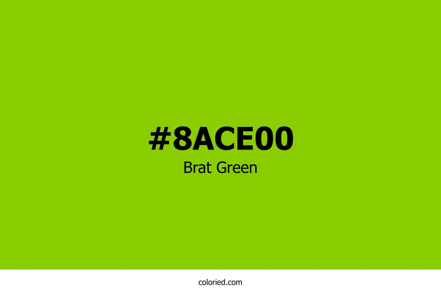 Brat Green Color