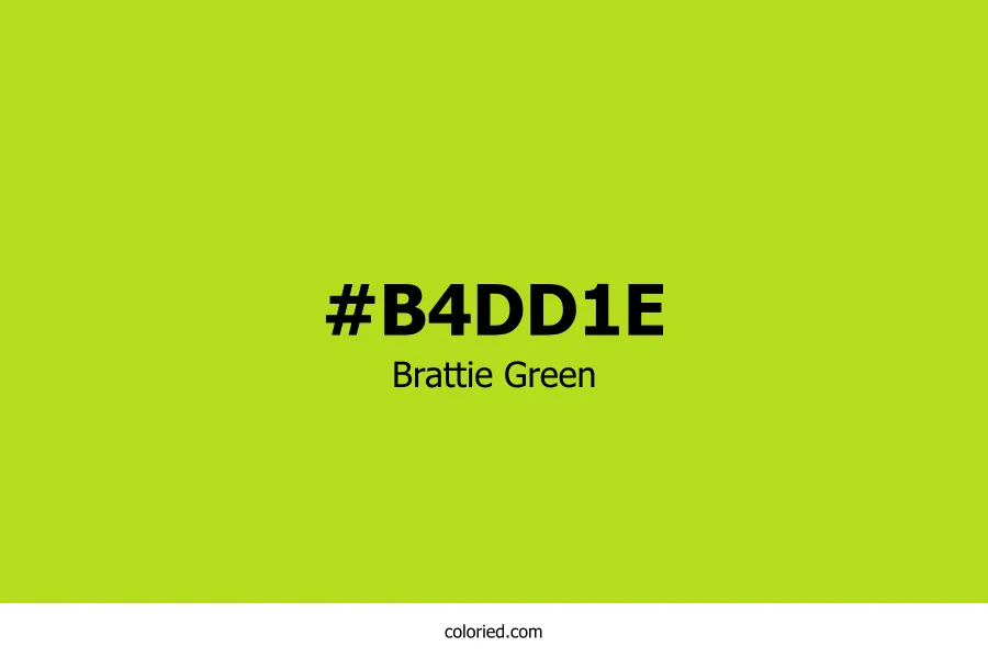 Brattie Green Color