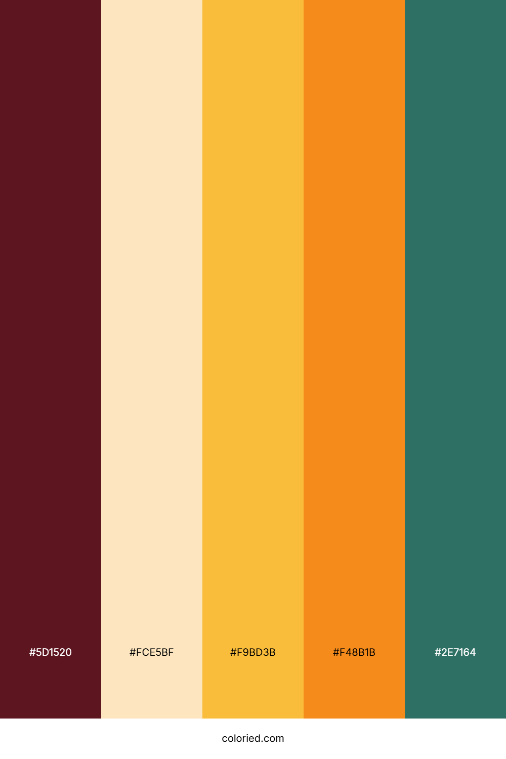Brick And Amber Color Palette