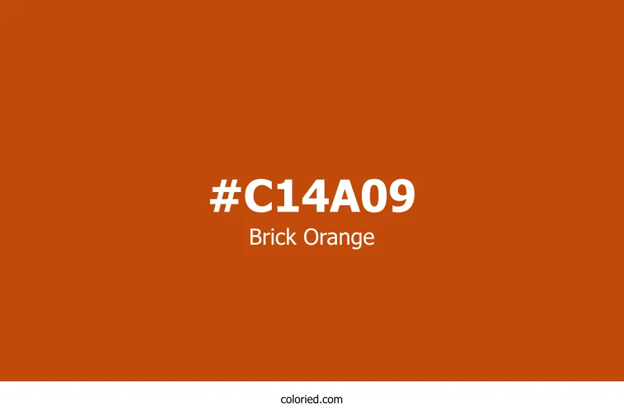 Brick Orange Color
