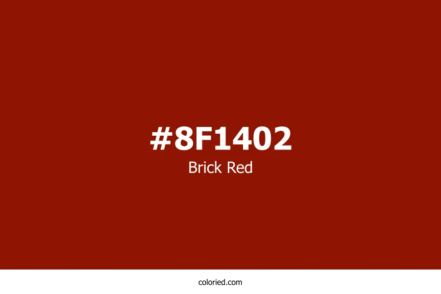 Brick Red Color Hex Code