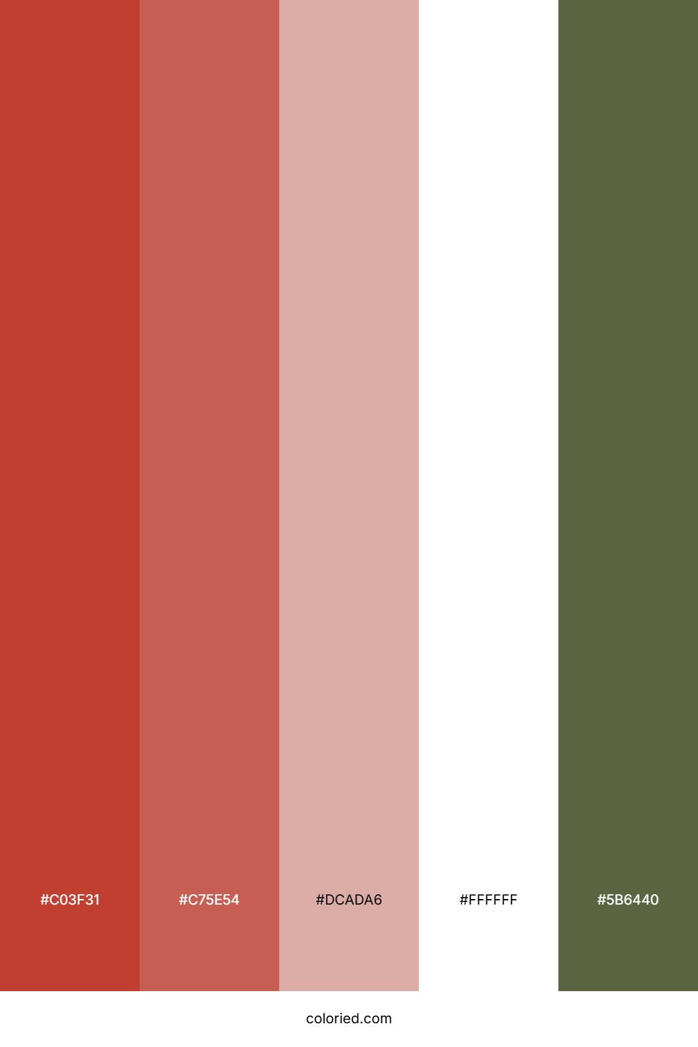 Brick Rose Whisper Color Palette