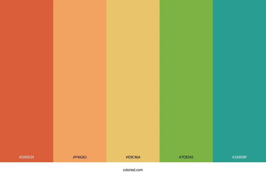 Bright 70s Color Palette