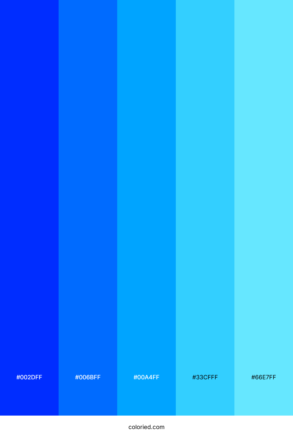 Bright Blues Color Palette