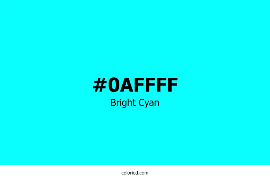 Bright Cyan Color