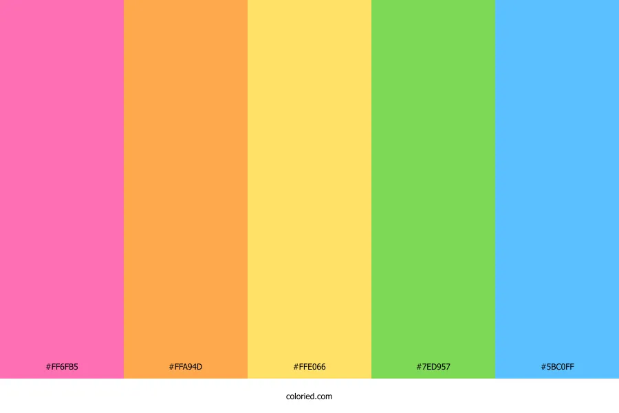 Bright Easter Color Palette