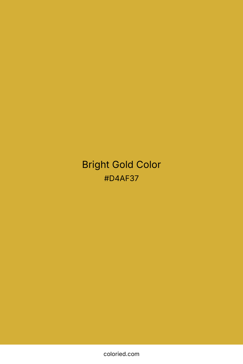Bright Gold Color