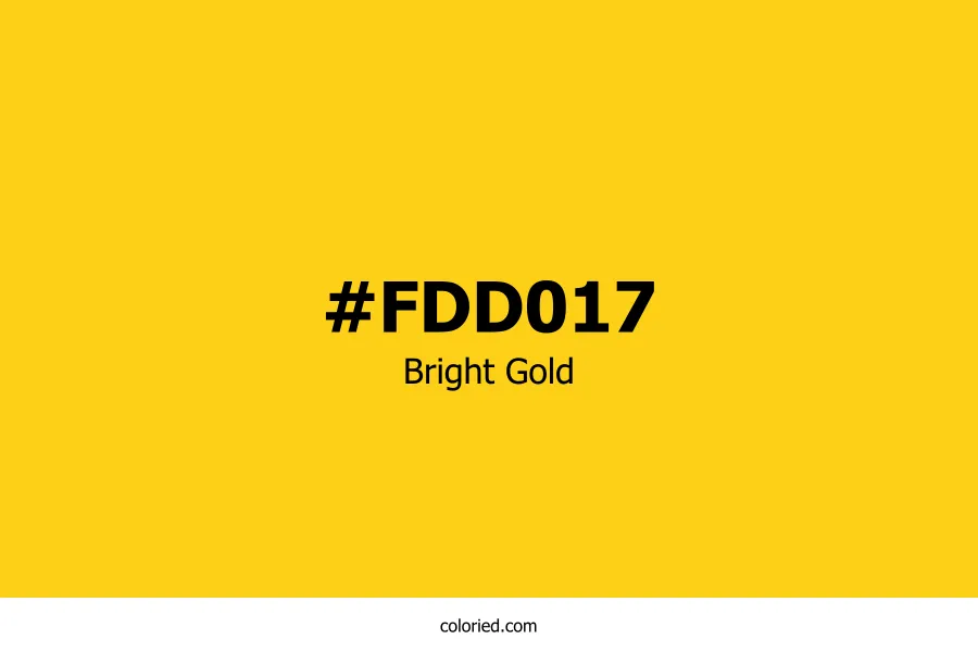 Bright Gold Color Hex Code