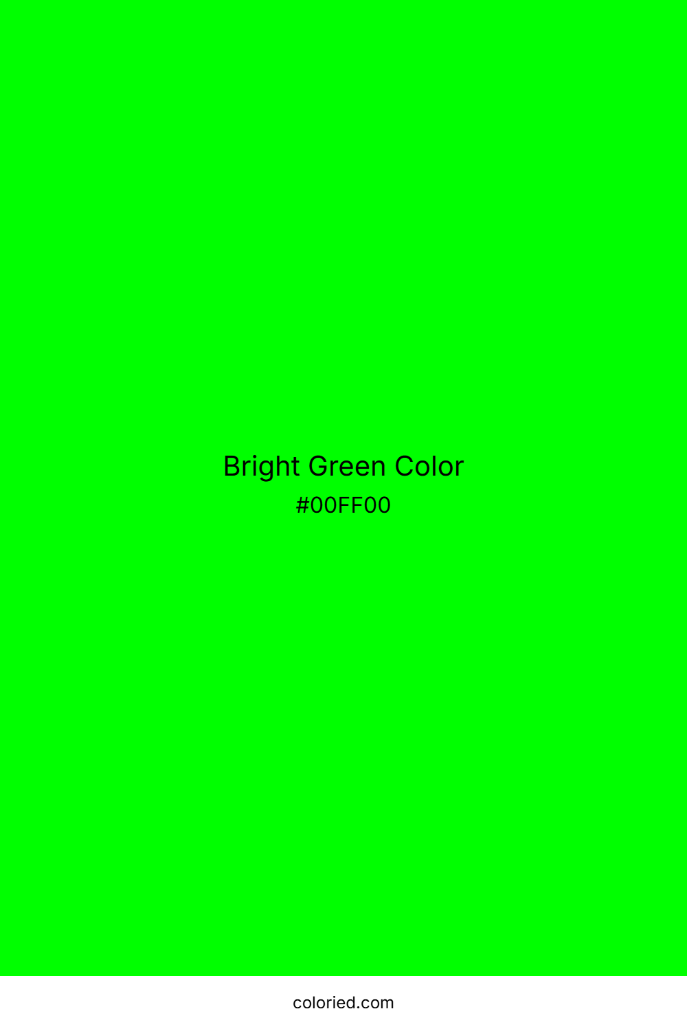 Bright Green Color