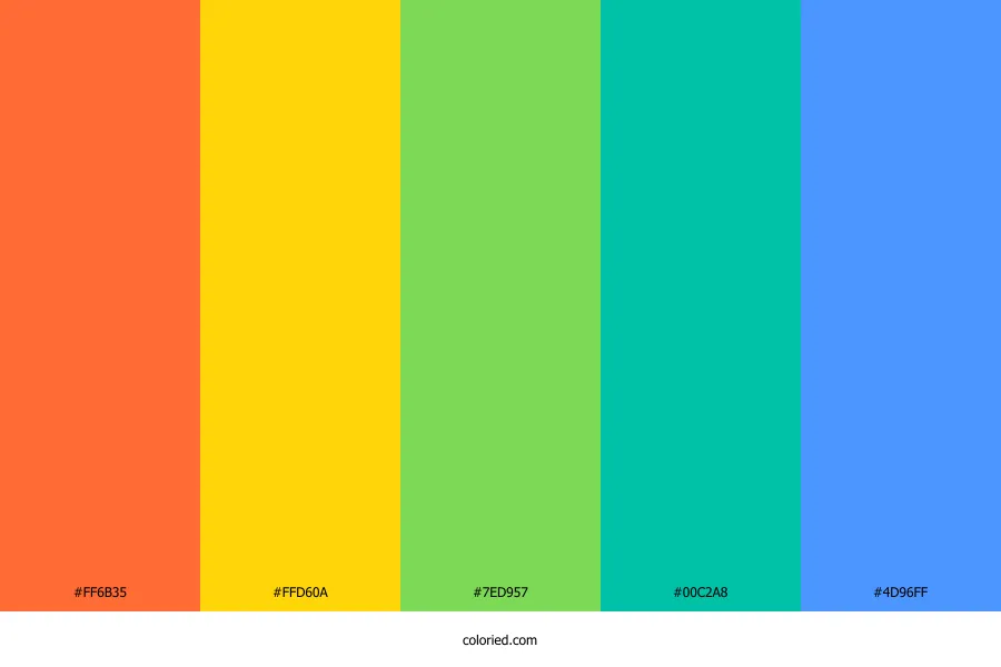Bright Happy Color Palette