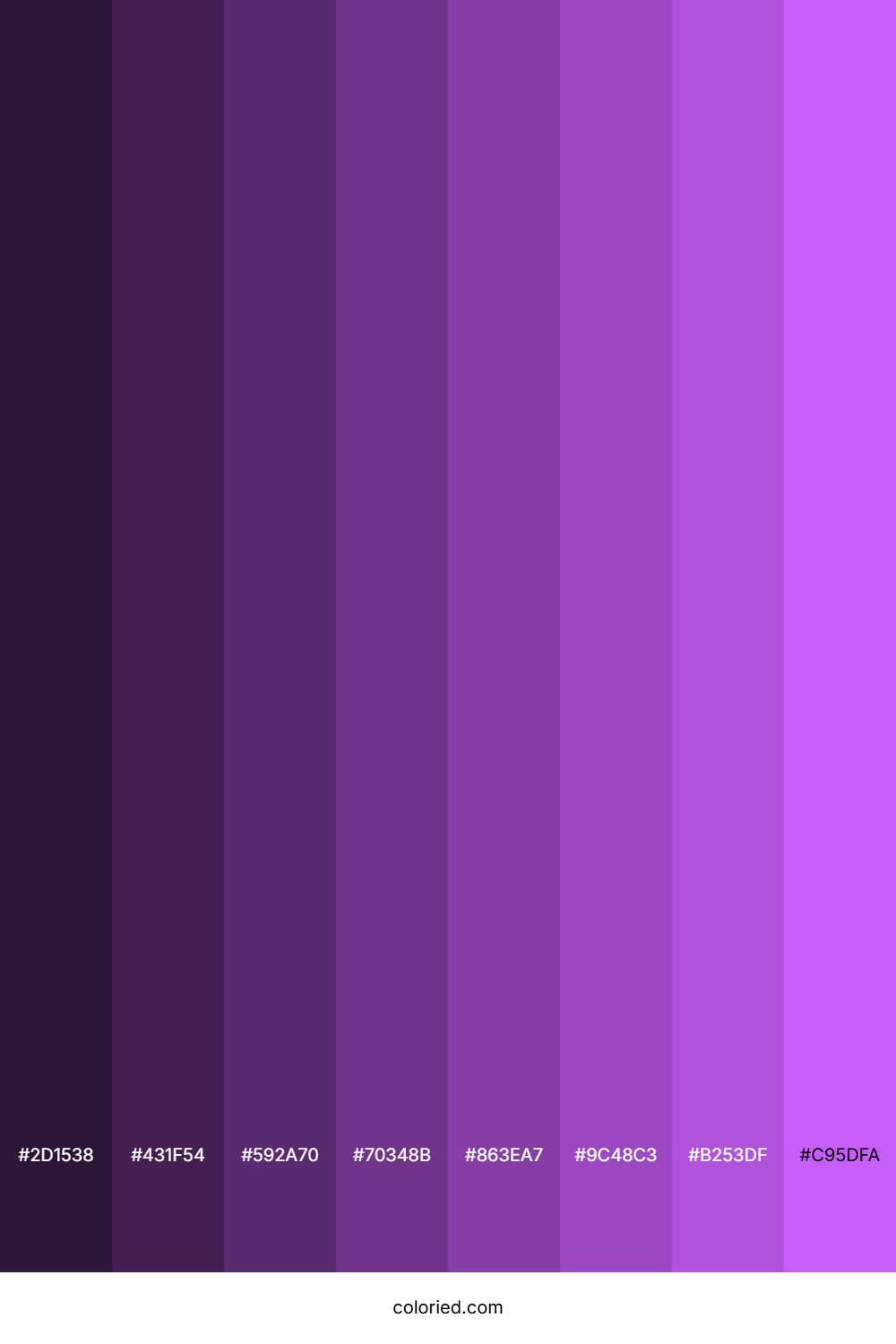 Bright Lilac Color Shades