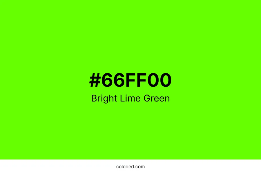 Bright Lime Green Color Hex Code