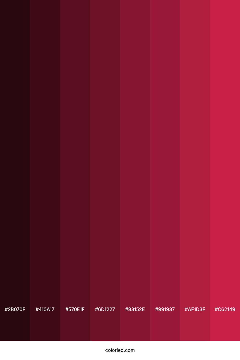 Bright Maroon Color Shades