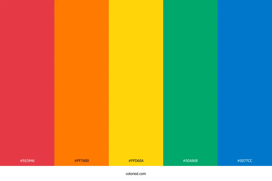 Bright Mexican Color Palette