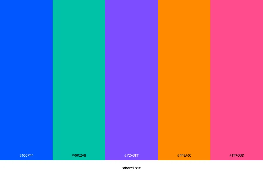 Bright Modern Color Palette
