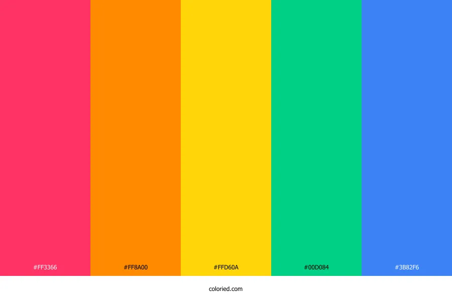 Bright Pop Color Palette