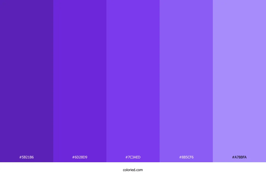 Bright Purple Color Palette