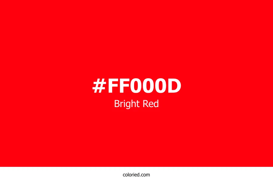 Bright Red Color Hex Code
