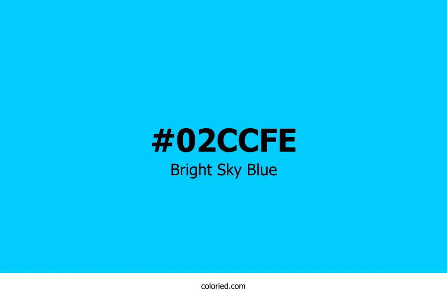 Bright Sky Blue Color