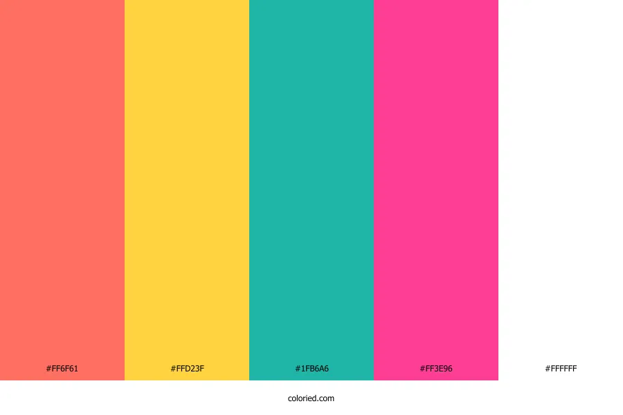 Bright Summer Wedding Color Palette