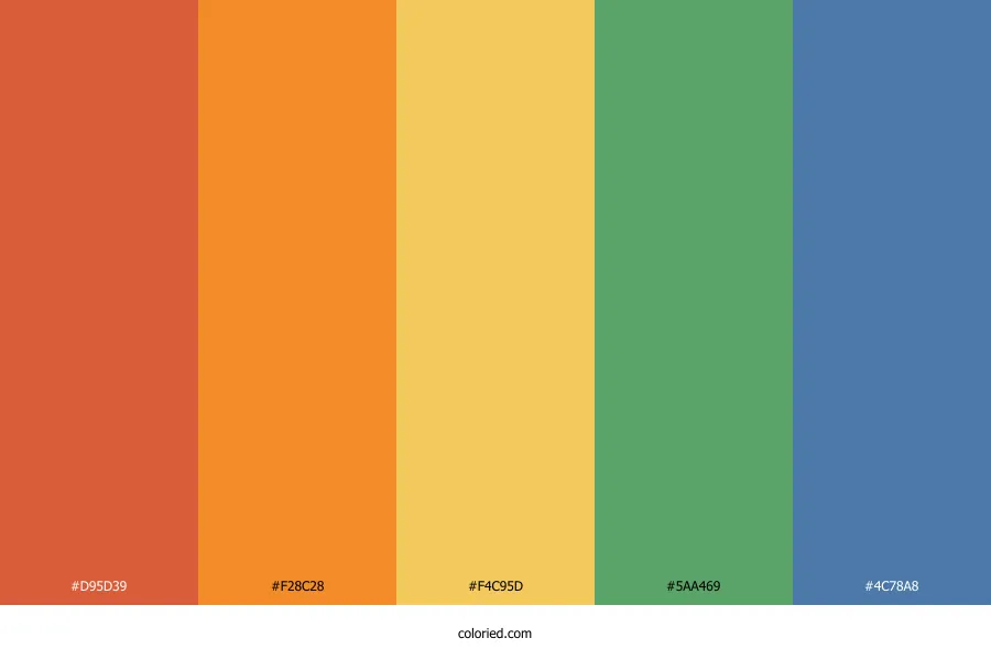 Bright Vintage Color Palette