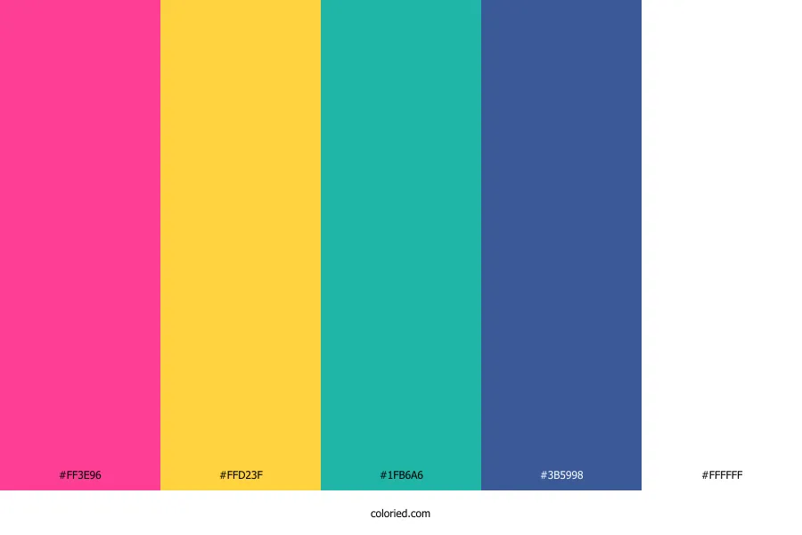 Bright Wedding Color Palette