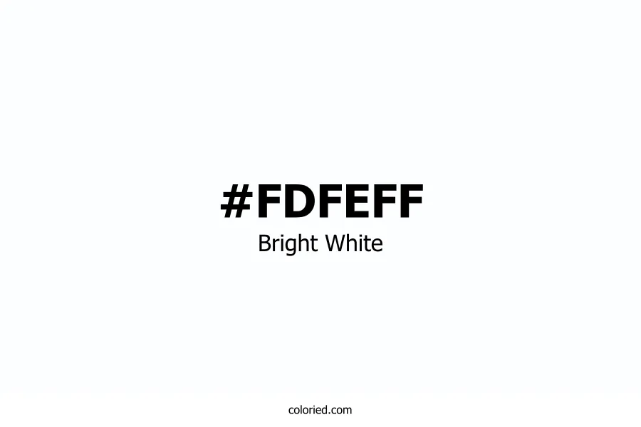Bright White Color Hex Code