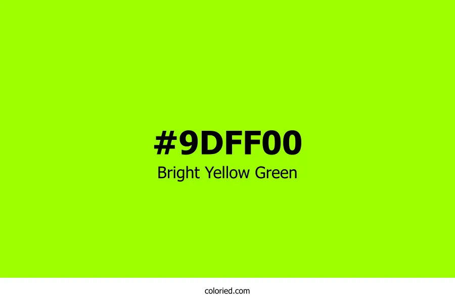 Bright Yellow Green Color Hex Code