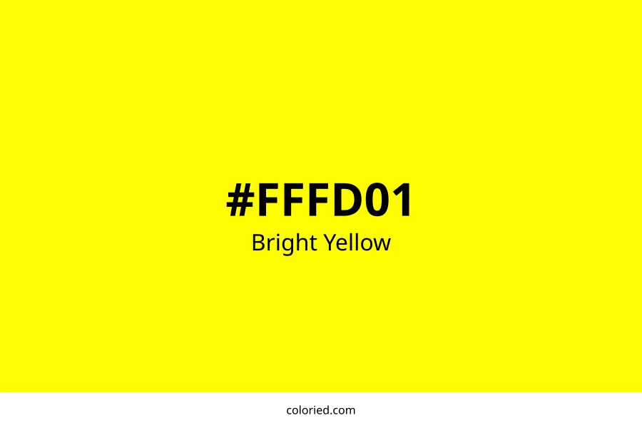 Bright Yellow Color