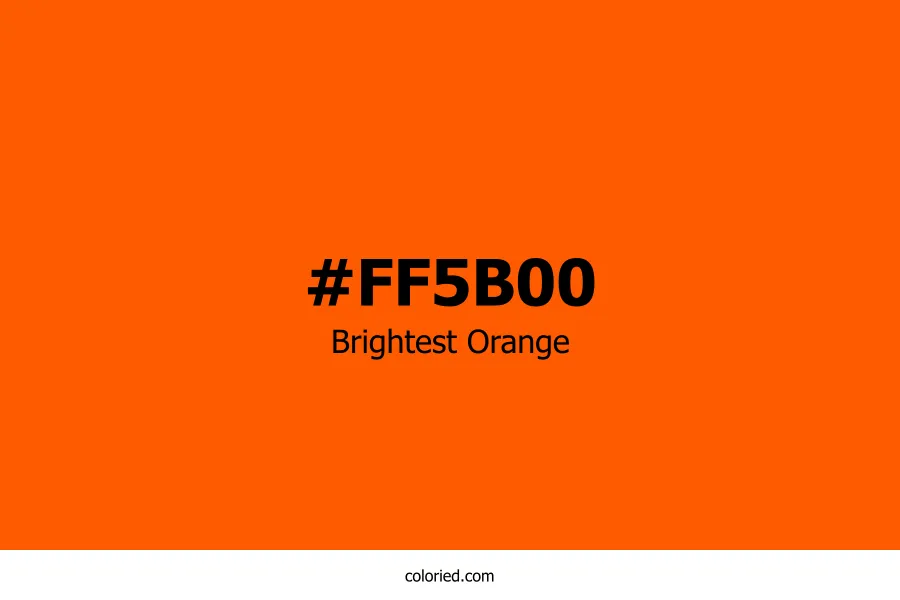 Brightest Orange Color
