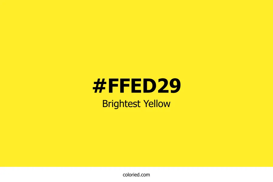 Brightest Yellow Color