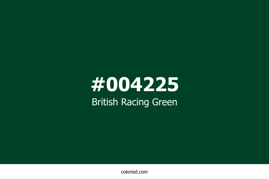 British Racing Green Color