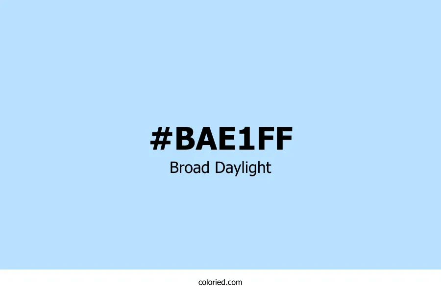 Broad Daylight Color