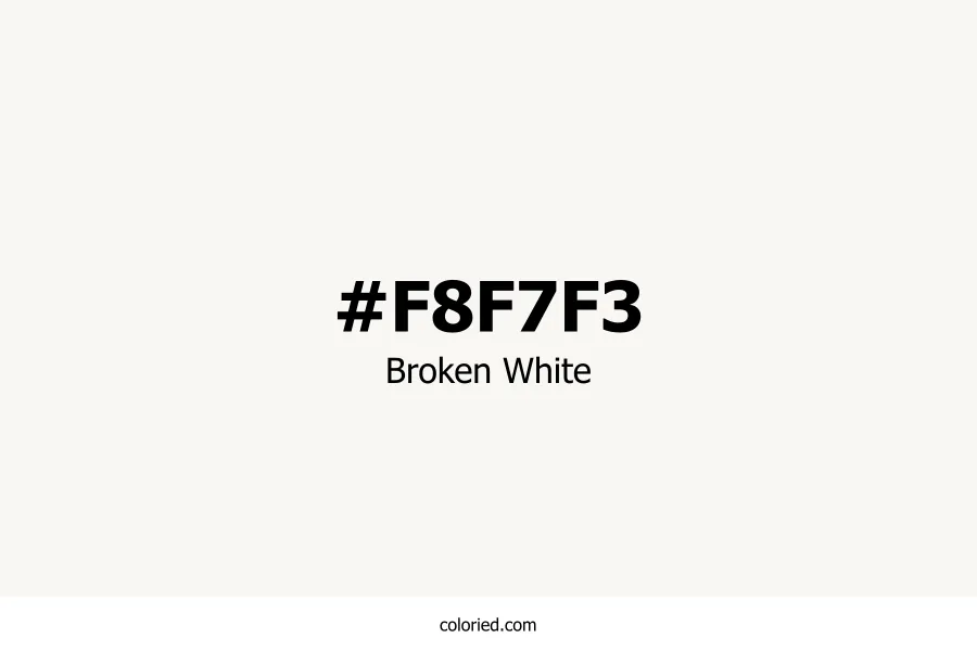 Broken White Color