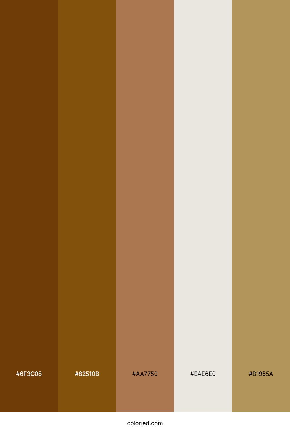 Bronze and Goldenrod Color Palette