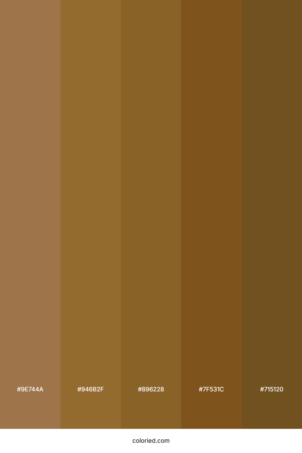 Bronze and Walnut Color Palette