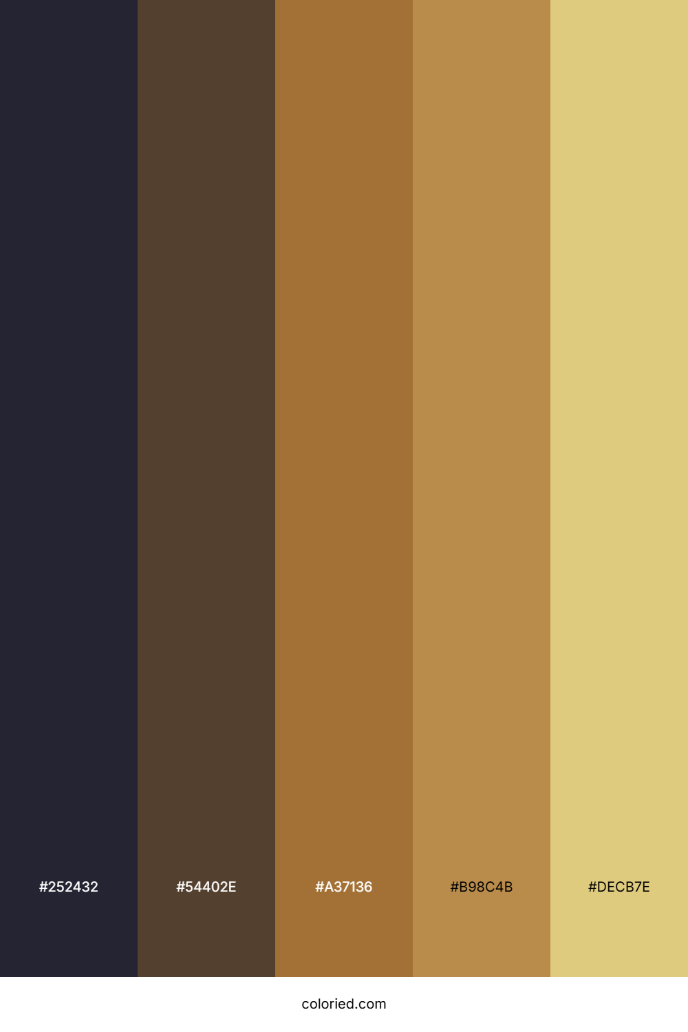 Bronze Twilight Glow Color Palette