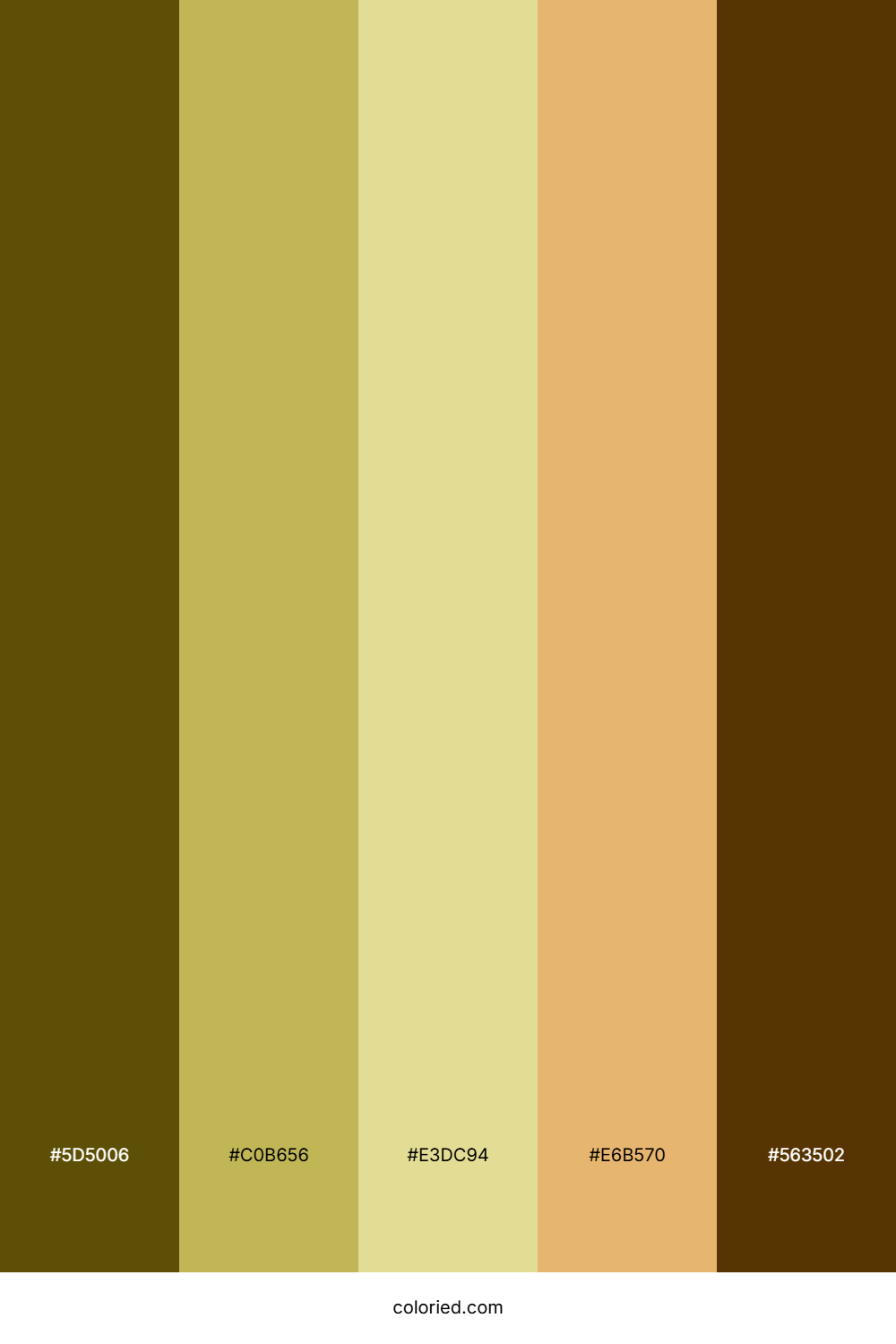Bronze Wheat Sunset Color Palette