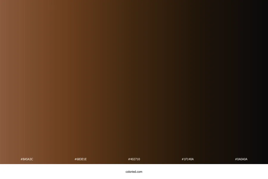 Brown and Black Gradient
