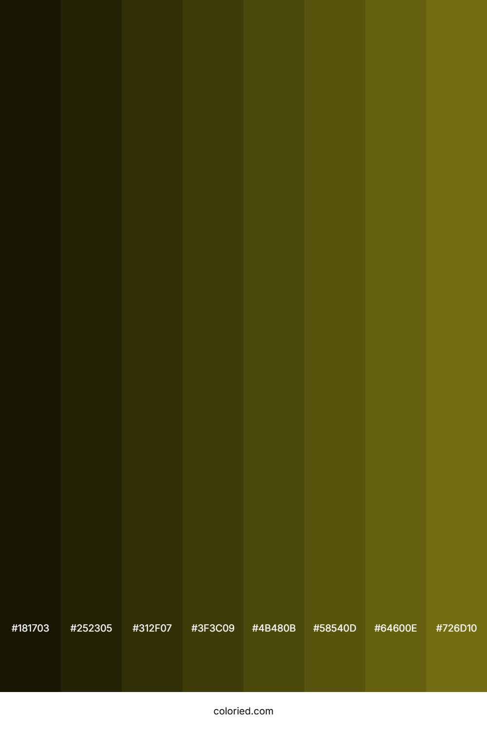 Brown Green Color Shades