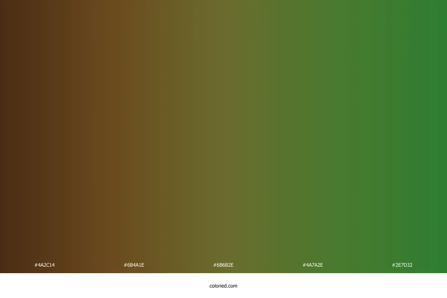 Brown Green Gradient
