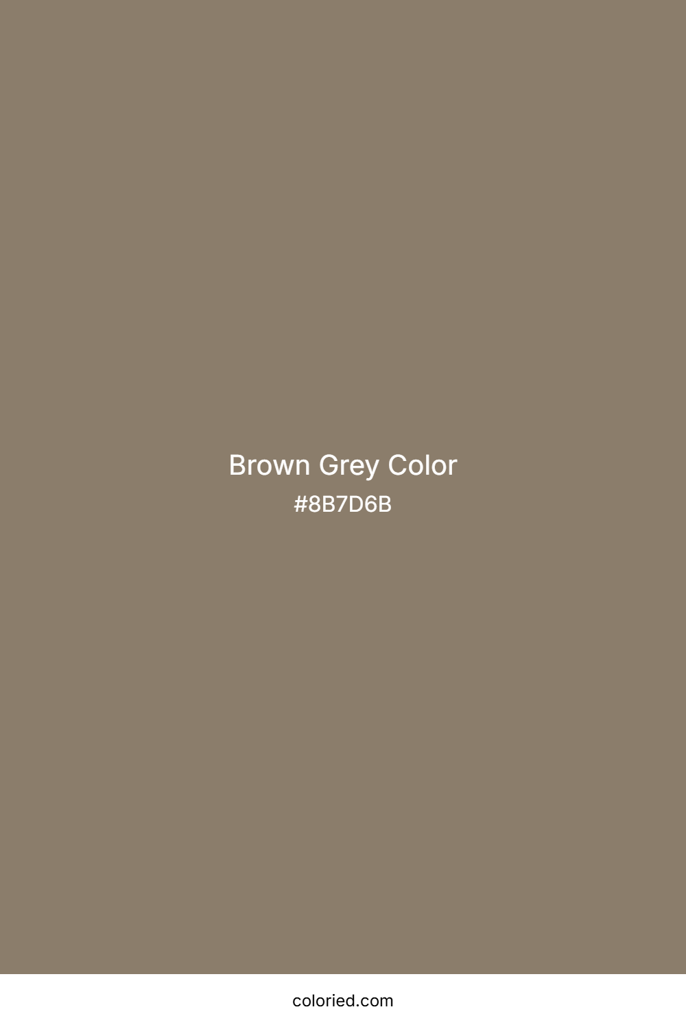 Brown Grey Color