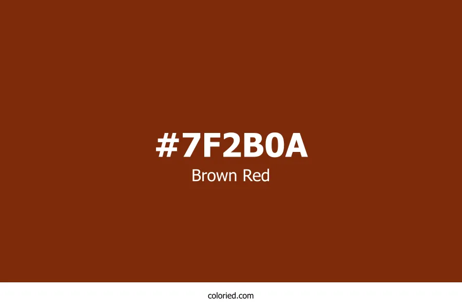 Brown Red Color