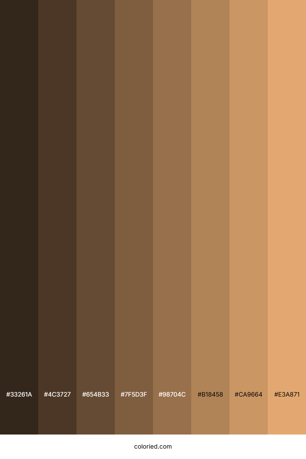Brown Sugar Color Shades