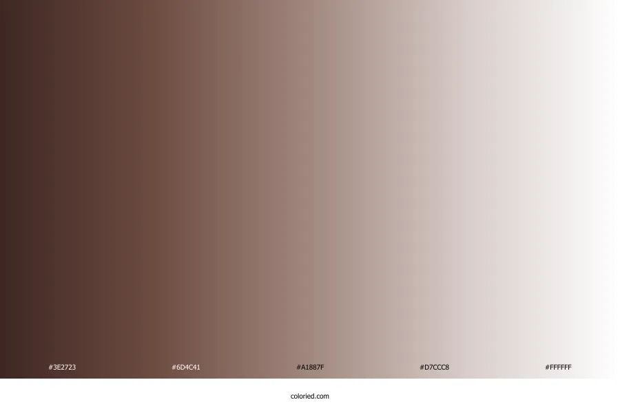 Brown to White Gradient