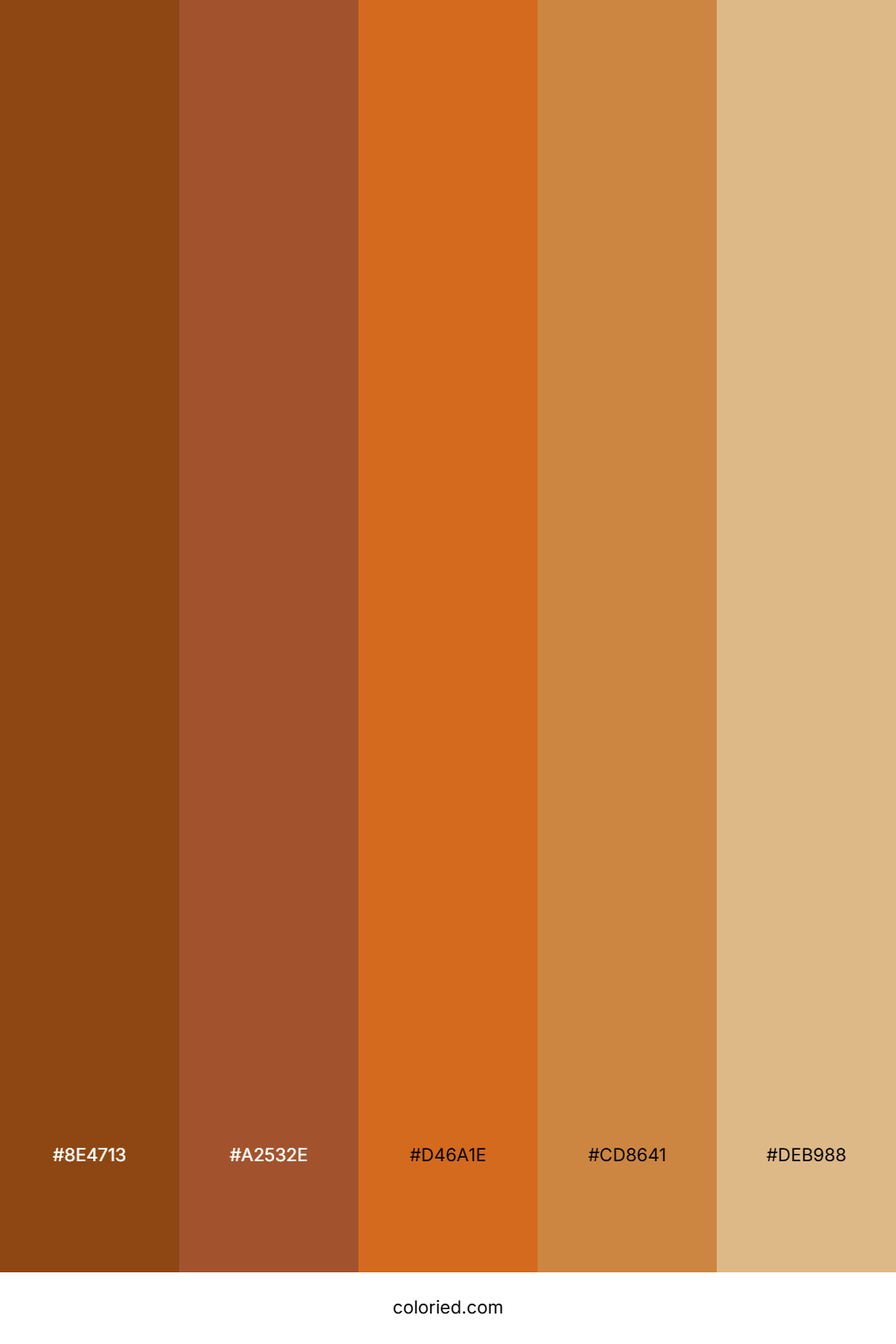 Brown tones Color Palette