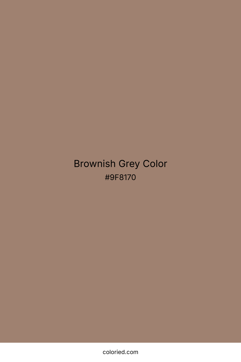Brownish Grey Color