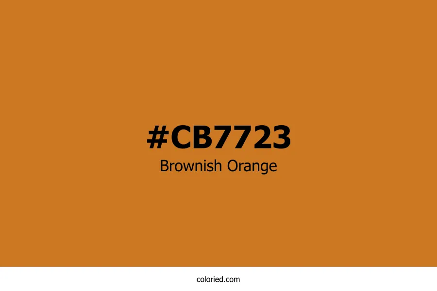 Brownish Orange Color